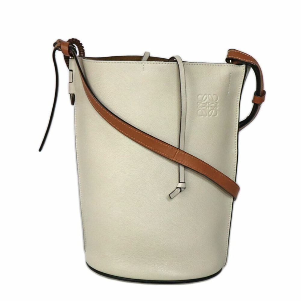 Loewe Gate Bucket SHOULDER Bag White